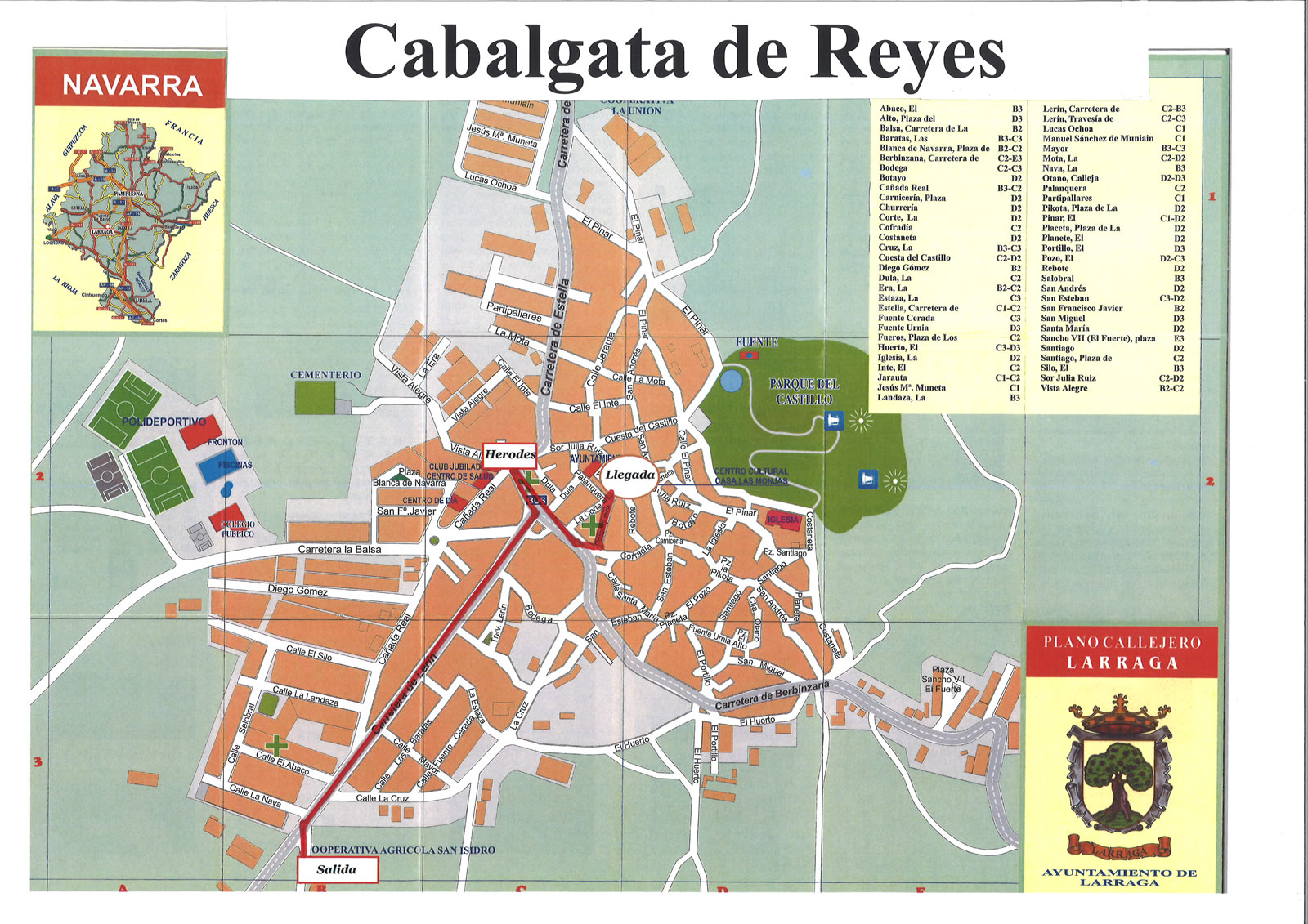 TRAIL OF THE REYES CABALGATA IN LARRAGA