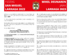 Cartel anunciador Fiestas San Miguel 2023